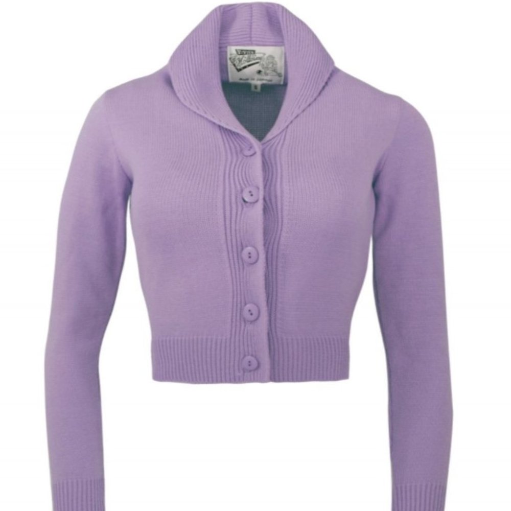 Vivien of Holloway Jenny Cardigan Lavender